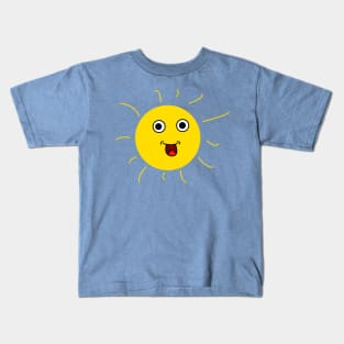 Sun with a Happy Face Kids T-Shirt